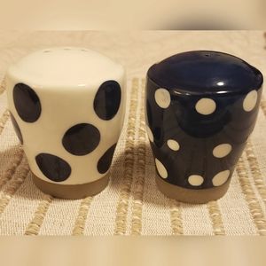 Polka Dot Salt & Pepper Shakers